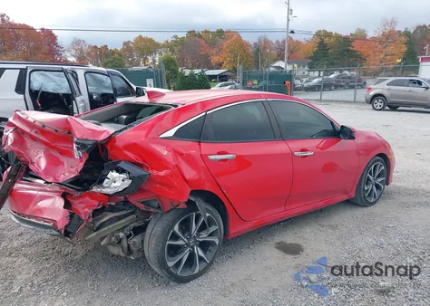 2020 Honda Civic Touring из США, поврежденный, VIN 2HGFC1F92LH680630